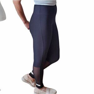 Mondetta Black legging with mesh and stripe